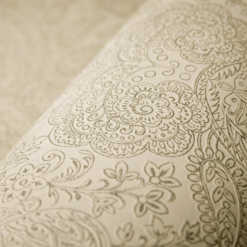 65185 Precious Brocade Cream